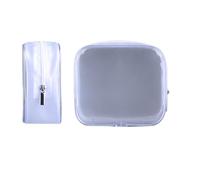 Organizador de bolsa cosmética transparente: bolsa de maquillaje de viaje multifunción, caja impermeable | Bolsa de aseo con cremallera con gran capacidad, almacenamiento a prueba de polvo para cosmét