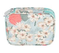 Organizador de Bolsa de Gancho Crochet Material Premium Portátil y Compacto para Amantes los Tejidos Grandes Capacidad con Bolsillos Malla Ideales para Principiantes, mamá la Abuela, Impermeable y