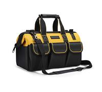 Organizador De Bolsa De Herramientas De 17 Pulgadas, 43 × 17 × 25 Cm, Hombro Ajustable Organizador De Bolsa De Herramientas Para Bricolaje En El Hogar Y Almacenamiento De Equipos Con Correa De Hombro