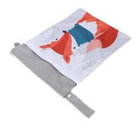 Organizador de Bolsas de Pañales, Bolsas de Lavandería Lavables Reutilizables con Bolsillo de Pañal de Tela Doble con Bolsas Húmedas de Pañales Húmedos para Viajar en la Playa Piscina (ES006-QW41)