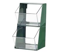 Organizador de bolsas de té, caja de almacenamiento, soporte de pantalla, 2 soportes para mascotas, gran capacidad para armario, despensa, encimera, estación de cocina, accesorios