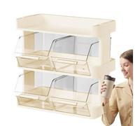 Organizador de bolsas de té: estante para bolsas de té | Organizador de bolsas de café, porta bolsas de té de gran capacidad, organizador de cajones para bolsas de té caliente, organizador