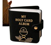 Organizador de bolsillo para tarjetas de oración | Con 20 Fundas, Estuche Portátil Tipo Libreta - Álbum Organizador De Bolsillo Para Tarjetas De Oración | Para Oración En Casa Iglesia Viajes Retiros Y
