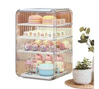 Organizador de botellas para bebés - Estante grande para botellas a prueba de polvo, organizador de cocina y armario resistente transparente, perfecto para mesa, refrigerador, niños, baño |