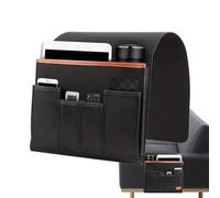 Organizador de brazo para sillas - Almacenamiento Recliner, bolsa de asiento antideslizante | Handy Armer Holder con amplios compartimentos, bolsillo remoto multifuncional para sofá de sala de estudio