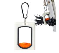 Organizador de bridas con cremallera, organizador cuadrado fluorescente para cables, herramienta de almacenamiento de bridas de diseño resistente para organizar cosas en casa, viajes de campamento y