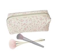Organizador de brochas de maquillaje para viajes, bolsa de pinceles de maquillaje con estampado floral - Bolsa de almacenamiento de maquillaje, organizador de maquillaje Cultural | Organizador de