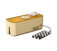 Organizador de cable de carga, caja de almacenamiento de socket, caja organizador de cables, organizador del hogar, cargador sin deslizamiento, funda de almacenamiento de energía para cables y redes