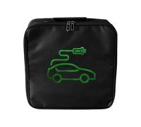 Organizador de Cable de Carga EV - con asa Impermeable | almacenamiento de cordón con cremallera | Bolsa de maletero para herramientas de coche, soporte adaptador de extensión, conte