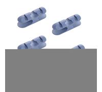 Organizador de cable y cable para electrodomésticos de cocina y electrodomésticos,Silicona 5 piezas conjunto de enrolladores | Organizador de cable enrollador de cable - para el hogar