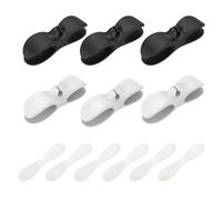 Organizador de Cables Adhesivos, 6 Piezas Recoge Cables Adhesivo para Cocina, Recoge Cables para Ordenar Datos, Olla Arrocera, Batidora, Otros Aparatos Cocina y Electrodomésticos