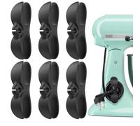 Organizador de Cables Adhesivos. Sujeta Cables Ideal para Electrodomesticos Cocina o Pasacables Escritorio. Recoge Cables para Ordenar. 6 Clips Adhesivos para Esconder Cables y Organizar las Cocinas