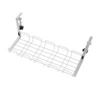 Organizador de Cables Bajo Escritorio - Organizador de Cables para Mesa,Gestor de Sin Taladro para Cargadores USB Enchufes Escritorios Elevables Mesas de Comedor Estaciones de Trabajo