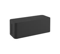 Virone CB-1 Organizador de Cables con Ranuras de ventilación y Suelo Antideslizante tamaño: 407/134 / 154 mm (Negro)