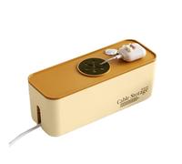 Organizador de cables - Caja de gestión de cables | Hide and Conceal Extension Blocks and Electrical Cables Power Storage Case for Home Living Room Bedroom Study Room Office Non-Slip
