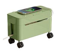 Organizador de cables - Caja de Gestión de Cables Móvil, Diseño de Estación de Carga, Almacenamiento Multipuerto Ideal | Ideal para el Hogar Apartamento Sala de estar Dormitorio de ordenador me