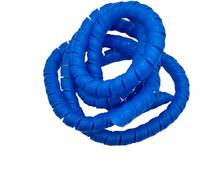 Organizador de cables con funda en espiral Flexible de 35mm for mangueras hidráulicas cargador EV 2 metros(Blue,5 Meters)