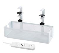 Organizador de cables de acero al carbono para debajo del escritorio, para familiares, amigos, adultos, hombres, mujeres, hogar, interior, oficina, estudio, cocina al aire libre