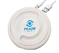 Organizador de cables de carga, cargador pequeño, organizador de cables universal para la vida cotidiana, trabajo, soportes portátiles para datos USB, auriculares, Tamaño grande [ crema], Refer
