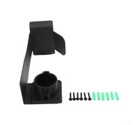 Organizador de cables de carga tipo 2 EV de acero negro | Acero inoxidable 304, resistente a la corrosión, soporta cables pesados, evita el arrastre del suelo, fácil de instalar
