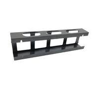 Organizador de cables de oficina, de gestión de cables, gestor horizontal, organizadores de cables multifuncionales, 26x4,5x6cm, tamaño compacto, perfecto para el hogar, oficinas