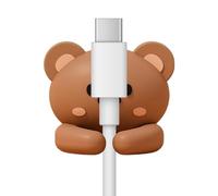 Organizador de cables de silicona, se ajusta a clips de cable de menos de 6 mm de diámetro para escritorio, abrazaderas autoadhesivas para llaves, cargador, extensión USB, electrodomésticos, teléfono