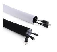 Organizador de cables enrollable canal de gestión ajustable neopreno 2 metros