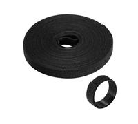 Organizador de cables Ewent EW1563 Velcro nylon 10m x 15mm negro reutilizable multiusos