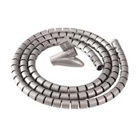 Organizador de cables Fellowes CableZip tubo flexible 2 m plata