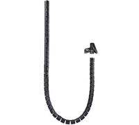 Organizador de cables flexible Nanocable 25 mm 2 M Negro