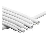 Organizador de Cables, Heat Shrink Tube, 2M, White, 3:1 Ratio(25.4mm)
