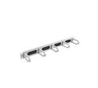 ORGANIZADOR DE CABLES LANBERG 19" CON BRUSH PANEL 5 RINGS- TYPE B 1U GRIS