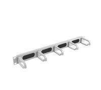 Organizador de cables Lanberg AK-1203-S 1U tipo B 19" metal/plástico gris 5 asas