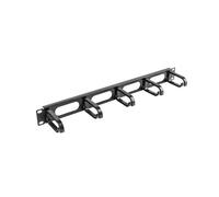 Organizador de Cables Lanberg 1U Tipo B 19" Negro