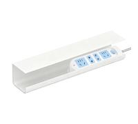 Organizador De Cables Para Debajo Del Escritorio | Caja Sin Necesidad De Taladro,Organizador De Alambres - para el Hogar, la Mesa, el Cargador de Teléfono, la Base de Enchufes, Router Pequeño