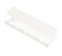 Organizador de cables para debajo del escritorio, soporte para regleta de alimentación, soporte oculto sin taladro, para sala de juegos, computadora, escritorio, mesita de noche, cocina, área de