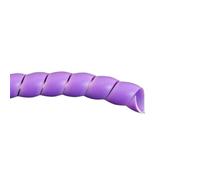 Organizador de Cables, Sleeving Tube, 2M, 8-16mm, Flame Retardant(Purple Color,12mm Inside Diameter)