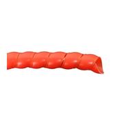 Organizador de Cables, Sleeving Tube, 2M, 8-16mm, Flame Retardant(Red Color,16mm Inside Diameter)