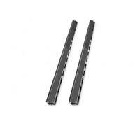 Organizador de cables vertical (ducto) 47U, negro, juego de 2, serie Hyper Pro