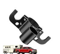 Organizador de cadena de remolque, colgador de arnés de alambre de aluminio resistente, organizador de cadena de remolque para con soporte de enchufe de 7 vías, para remolque, gato de