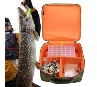Organizador de caja de aparejos, bolsa de aparejos de pesca, Organizador de caja de aparejos de pesca con diseño de múltiples compartimentos, Caja de aparejos de pesca, organizador de pesca para alica