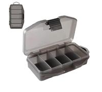 Organizador de caja de señuelos de pesca,Caja de bandeja de aparejos de pesca | Caja de almacenamiento con múltiples compartimentos para aparejos | Caja de pesca compacta para almacenar equipos de agu
