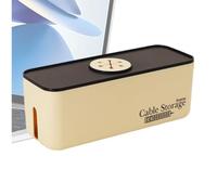 Organizador de caja genérico, cable de almacenamiento, sin deslizar, diseño multicompartment, Space Saving Wire Management for Home, Offices, Bedroom, 11.61x4.48x4.40 pulgadas, negro y ., Se