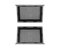 Organizador de cajón para almacenamiento debajo del asiento, caja inferior de TPE, compatible con Tesla Model Y (2020-2023) consola central(Model Y 2PCS)