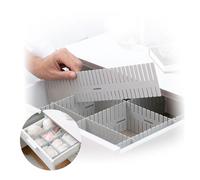 InnovaGoods® Organizador Cajones 16 Unidades, organizador Ajustable, Práctico y Funcional, Ideal para Organizar los Cajones y Ahorrar Espacio, Fácil de Montar y Adaptar, Resistente y Flexible.