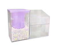 Organizador de cajones de acrílico para bolígrafos, mantiene el escritorio ordenado y organizado para el hogar, oficinas, aulas y estudios de arte, caja de almacenamiento multicapa