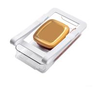 Organizador de cajones de refrigerador para separar carnes crudas de listas para comer para alimentos, apoya más seguro para prácticas de manipulación de alimentos en refrigeradores domésticos (1)