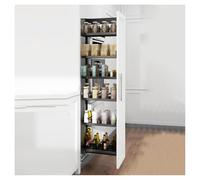 Organizador de cajones extraíble de 7 niveles con tiras separadoras de riel deslizante suave y estante de almacenamiento alto ideal para huecos estrechos y altos (114 x 320 x 3 niveles)