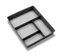 Organizador de cajones Madesmart Classic de 4 compartimentos, bandeja para dispositivos electr nicos, contenedor multiusos de pl stico para cajon