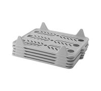 Organizador de camisa apilable - 5 piezas de interbloqueo de ropa de almacenamiento | Suéter Divisores entrelazados tableros plegables | Organizador de guardarropa de ahorro de espacio para camisetas